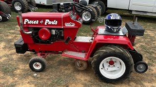 Hoosktown fair 2024 garden tractor pull [upl. by Nisay234]