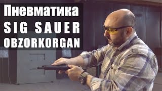 SIG SAUER Пневматические копии боевого оружия OBZORKORGAN [upl. by Fitton]