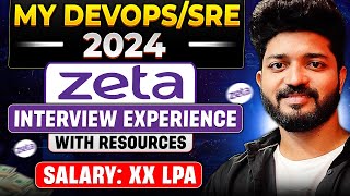 I Got Offer letter from Zeta for DevOpsSREOffer Letter Revealed5 Rounds ClearedQuestions Reveal🔥 [upl. by Lipp]