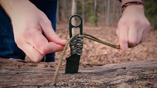 How to Paracord Wrap an ESEE IZULA [upl. by Cantu]