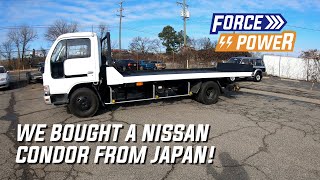 We Bought a JDM Nissan Condor Tow Truck and some Altimaniac upgrades [upl. by Teplitz2]