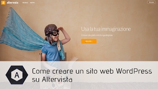 Come creare un sito web Wordpress su Altervista [upl. by Juliann]