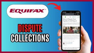 How To Dispute Collections On Equifax 2024 [upl. by Macfadyn]