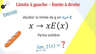 Exercice 3  Limites et Continuité dune Fonction avec quotPartiequot Entière [upl. by Siraf]