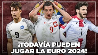 Las 12 SELECCIONES que AÚN PUEDEN CLASIFICAR a la EURO 2024 [upl. by Malynda]