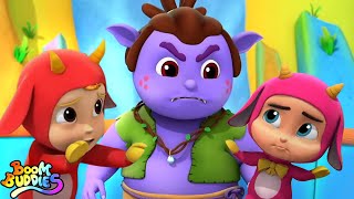 Story of Three Billy Goats Gruff Kids Fairy Tale amp Cartoon Video by Boom Buddies [upl. by Fabiano]