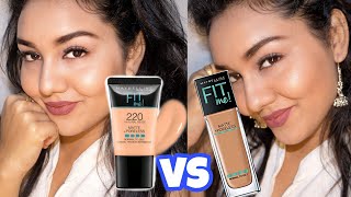 IS THERE ANY DIFFERENCE  MAYBELLINE FIT ME FOUNDATION TUBE VS BOTTLE [upl. by Garfield543]