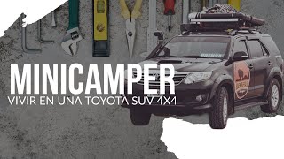 VANTOUR minicamper SUV 4x4  VIVIMOS en una TOYOTA SW4 ❤️ Guía DIY  Vanlife Patagonia Argentina [upl. by Malek649]