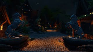 Skyrim VR  Synergy VR Mod List  Development Update  Whiterun Walk Through  Evening [upl. by Yalonda]