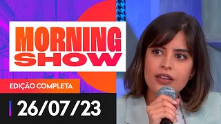 TABATA AMARAL CRITICA POLARIZAÇÃO  MORNING SHOW  26072023 [upl. by Eannej264]