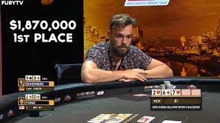 Incredible Poker Heads Up In High Stakes Final Table [upl. by Nibaj834]