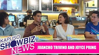 Kapuso Showbiz News Juancho Trivino Joyce Pring describe their eating habits [upl. by Ymeraj38]