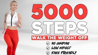 5000 STEPS WALKING WORKOUT  5K Steps Challenge 30 Min Fat Burning Endurance Knee Friendly [upl. by Na]