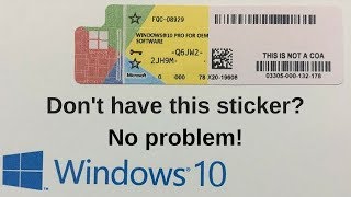 🔑 How to extract your Windows 10 License KEY for safe keeping 🔑 [upl. by Ylus]