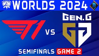 T1 vs GEN Highlights Game 2  Worlds Semifinals 2024  T1 vs GenG by Onivia [upl. by Burget741]