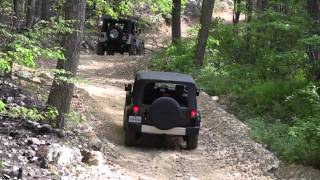 Peters Mill Run NoVa Jeepers 52409 GWNF HD [upl. by Naivad]