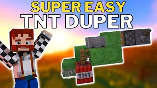 SUPER EASY Minecraft 121 TNT Duper Tutorial With Automation [upl. by Tabb]