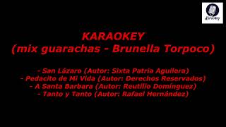 mix guarachas  brunella torpoco coros karaokey Guarachas [upl. by Shute573]