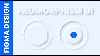 Neumorphism in Figma 😍👌  Soft UI Design neumorphism figma [upl. by Notslar]