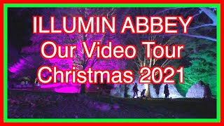 ILLUMIN ABBEY Christmas Lights Event Bury St Edmunds 2021 [upl. by Stephi]