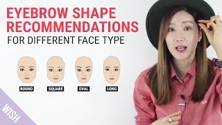 Perfect Eyebrow Shapes for Your Face  Wishtrend TV [upl. by Ledba]