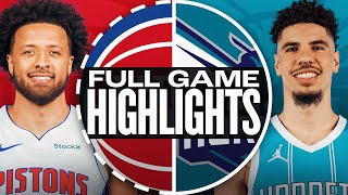 PISTONS at HORNETS  FULL GAME HIGHLIGHTS  November 6 2024 [upl. by Gardener]