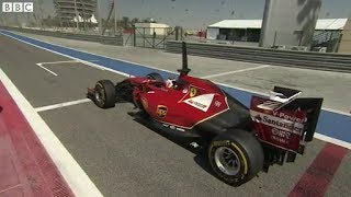 F1 2014  Bahrain Test  Day 1  V6 Engine Natural Sound [upl. by Birch388]