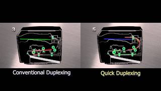 Panasonic Quick duplexing vs Conventional duplexing [upl. by Iarised]