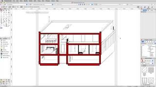 Rendering in Vectorworks  Projected Sections [upl. by Nnaynaffit]