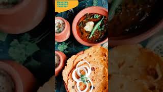 Baisakhi special akki ki roti sarson ka saag masala chaas [upl. by Sixla731]