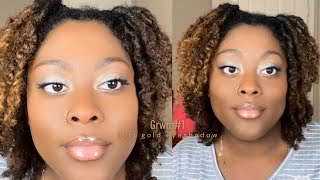 Soft Gold makeup Grwm [upl. by Hgiellek16]