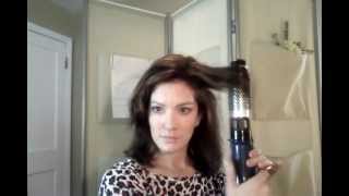 Hair Tutorial How To Style with a Hot Brush [upl. by Ylellan]