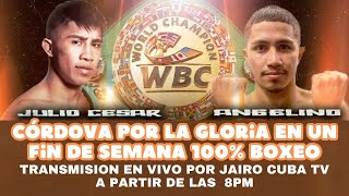 Transmisión en directo 8PM quotReyquot Martinez México vs Angelino Córdova Venzuela Faja mosca WBC [upl. by Groves92]