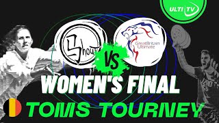 BFD Shout vs Great Britain  WOMENS FINAL 🥇  Toms Tourney 2023 Bruges Belgium [upl. by Tham770]