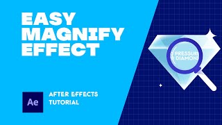 Easy Magnify Effect After Effects Tutorial [upl. by Neiv]