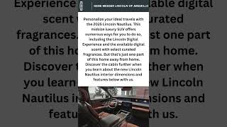 2025 Lincoln Nautilus Interior  Gene Messer Ford Amarillo shorts [upl. by Tnarg]