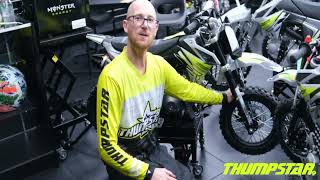 Thumpstar Pit Bike Review  TSK 50 70 90 S4 model  Designed in Australia [upl. by Beare]