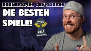 Meine Tipps zum Kennerspiel des Jahres 2024 [upl. by Sisile]