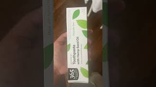 365 spearmint toothpaste with hemp seed oil [upl. by Fabiola]