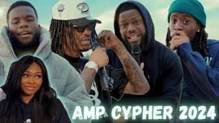 AMP FRESHMAN CYPHER 2024 REACTION  Better Than XXL Freshman 2024 [upl. by Ojyram]