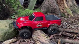 Traxxas TRX4 Sport in the dark forest [upl. by Nita]