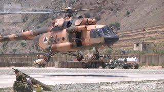 Afghan Air Force MI17 Helicopter [upl. by Garibold]