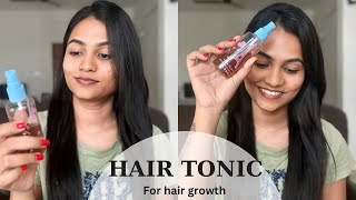 HAIR fall amp HAIR regrowth tonic  vlog with nive [upl. by Lucrece]