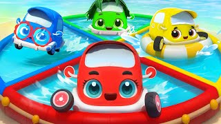 Five Little Cars Go Swimming  Learn Colors  Kids Cartoon  Kids Songs  Kids Cartoons  BabyBus [upl. by Betty463]