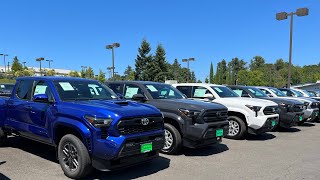 2024 Toyota Tacomas 4000 Dollars Off dealerships trying to many 2024 Toyota Tacomas on the lot [upl. by Nylyak654]