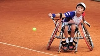 Wheelchair tennis highlights  London 2012 Paralympic Games [upl. by Daphene]