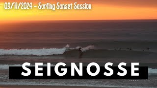 Sunset Surfing with Skilled Riders  08112024 surfingwaves waves surf raw ocean [upl. by Ardnuhsed627]