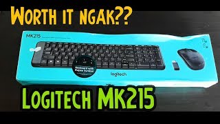 Review singkat Logitech MK215 Indonesia [upl. by Eornom618]