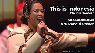 This is Indonesia  Claudia Emmanuela Santoso I Pembukaan Hannover Messe 2023 [upl. by Kimbra]