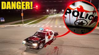 IF YOU SEE BLOOD ON A POLICE CAR CALL FOR HELP someone is in TROUBLE [upl. by Reitrac262]